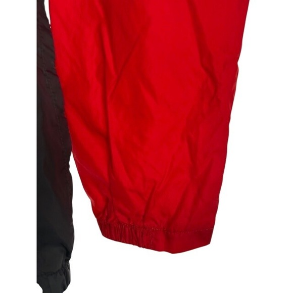 Columbia Colorblock Hooded Windbreaker Jacket Red Gray XL - Picture 4 of 13